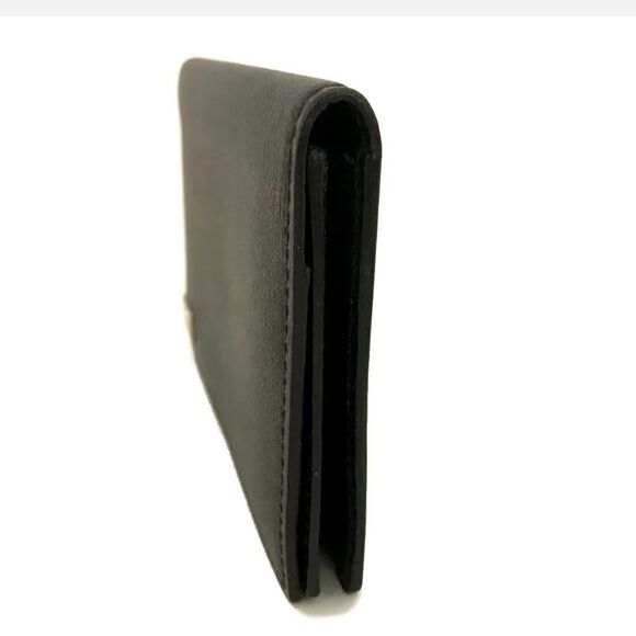 Dunhill Logo Black Leather Card Case EUC - Picture 3 of 7